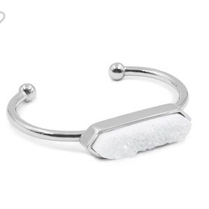 Kinsley Armelle Bangle Collection Silver Quartz